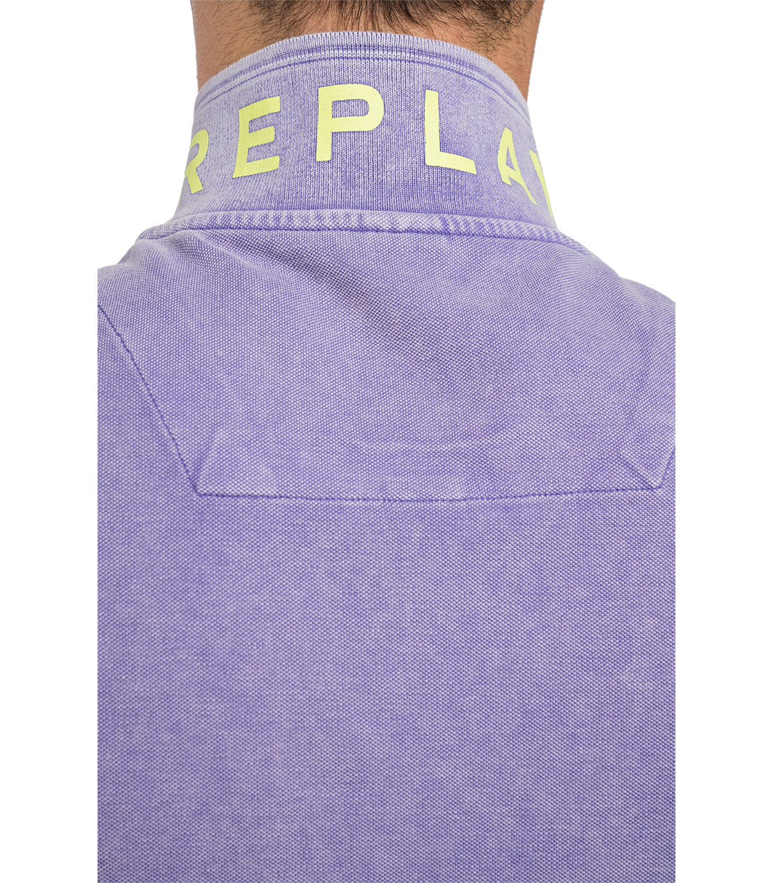 ガーメントダイ コットンピケ ポロシャツ 詳細画像 パープル 7